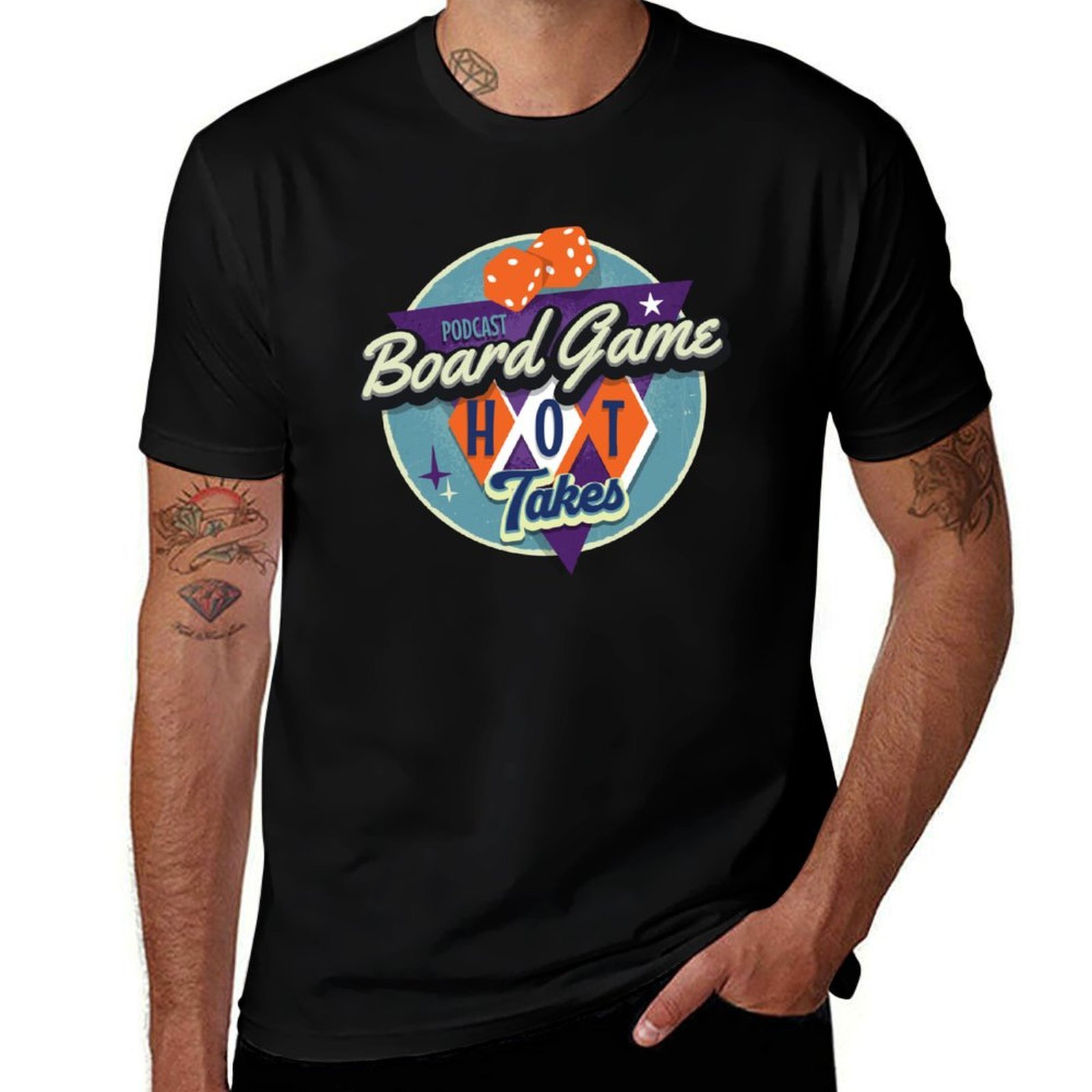 Board Game Logo - T-shirt avec logo du podcast Board