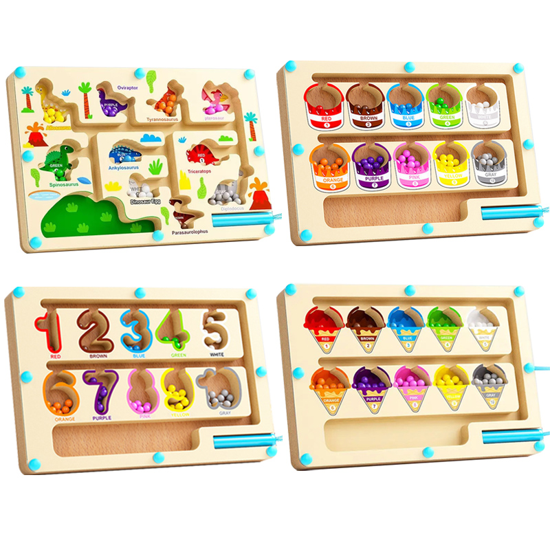 Board Game Qwirkle - Labyrinthe magnétique de couleur et de