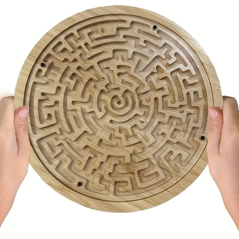 Board Game Qwirkle - Jeu de labyrinthe circulaire en bois,