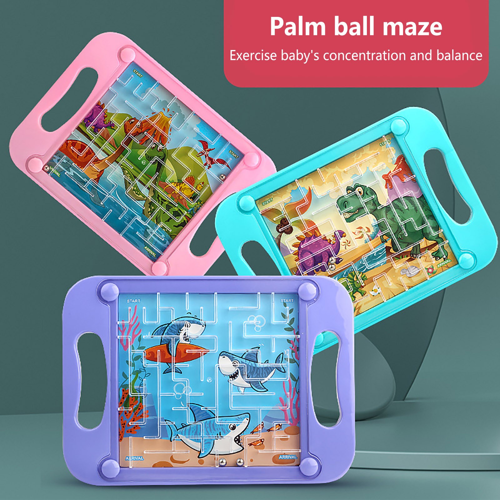 Board Game Qwirkle - Boule de labyrinthe 3D pour enfants,