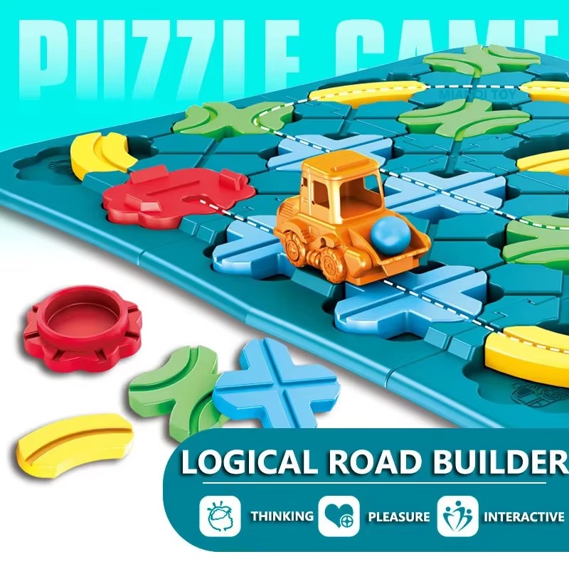 Board Game Qwirkle - Labyrinthe de route Montessori logique, jeu