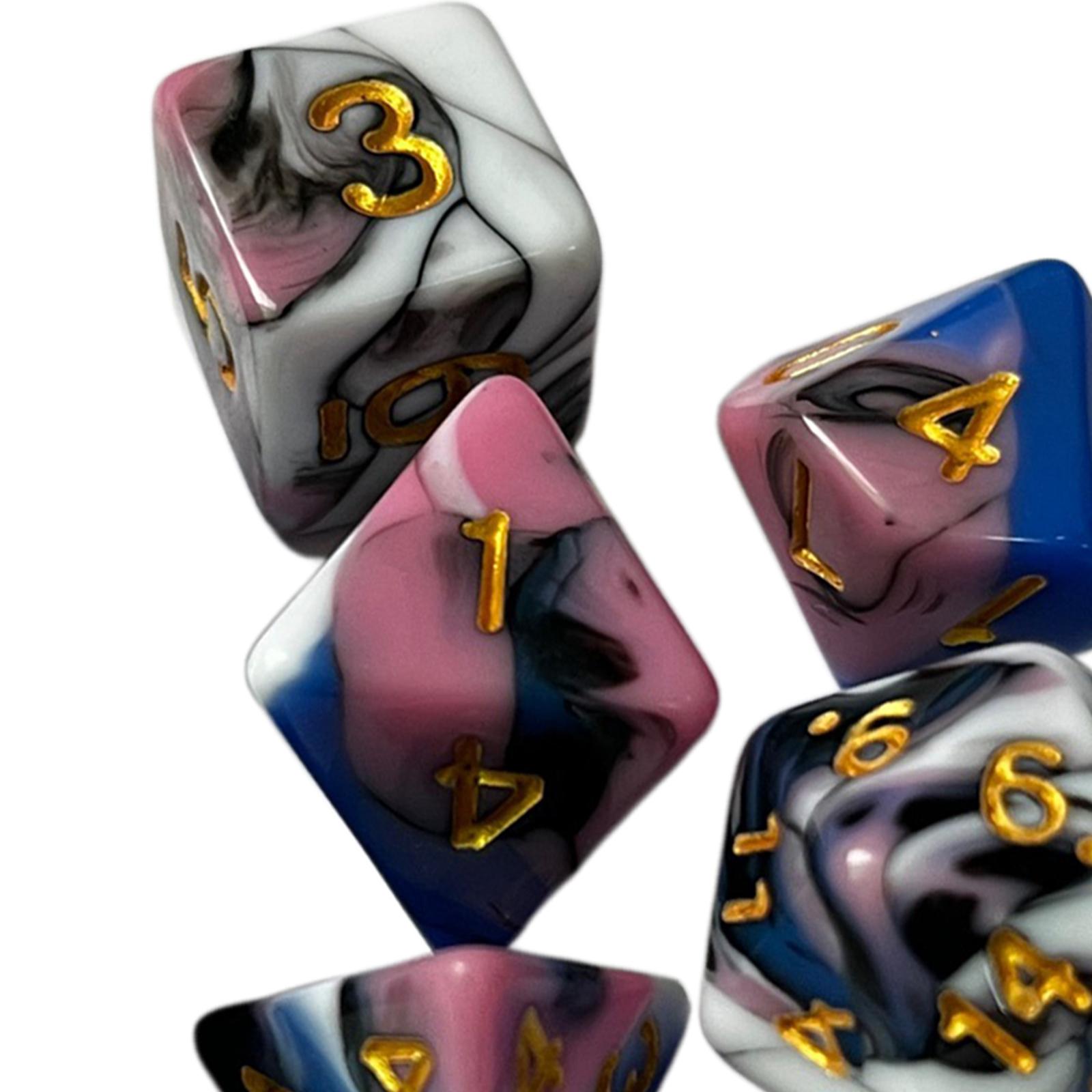 Dés polyédriques gravés en acr - Board Game Roleplay avis et prix