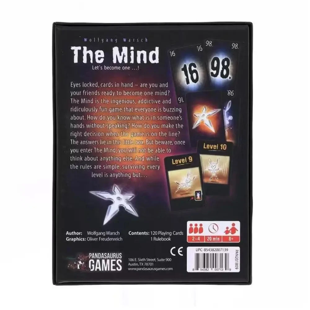 NOUVEAU Jeu de cartes The Mind - Board Games avis et prix