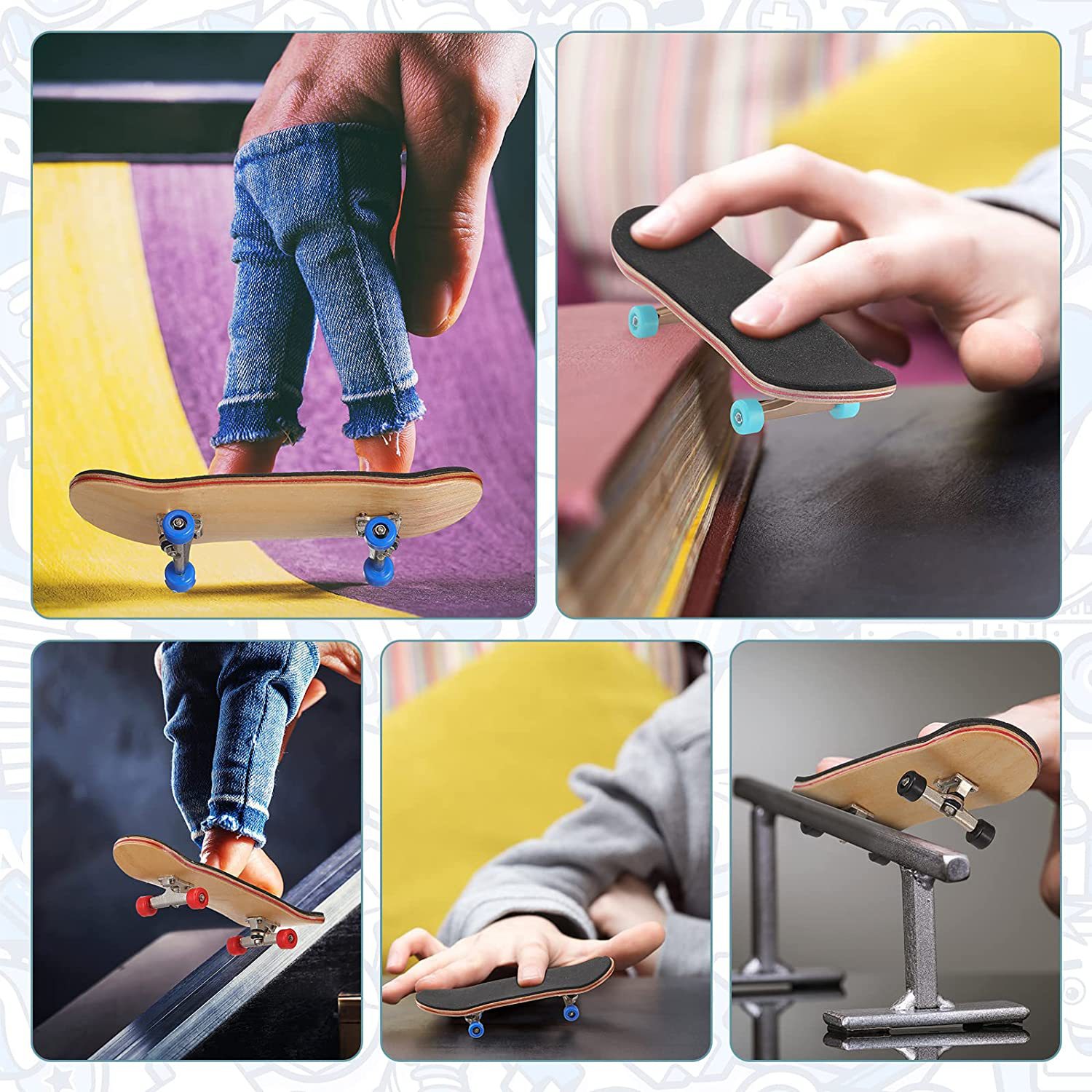 Puzzle jouet doigt Skateboard  - Board Game For 2 People avis et prix