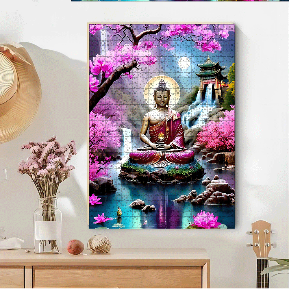 Puzzle Zen avec bouddha, fleur - Board Game Zen avis et prix