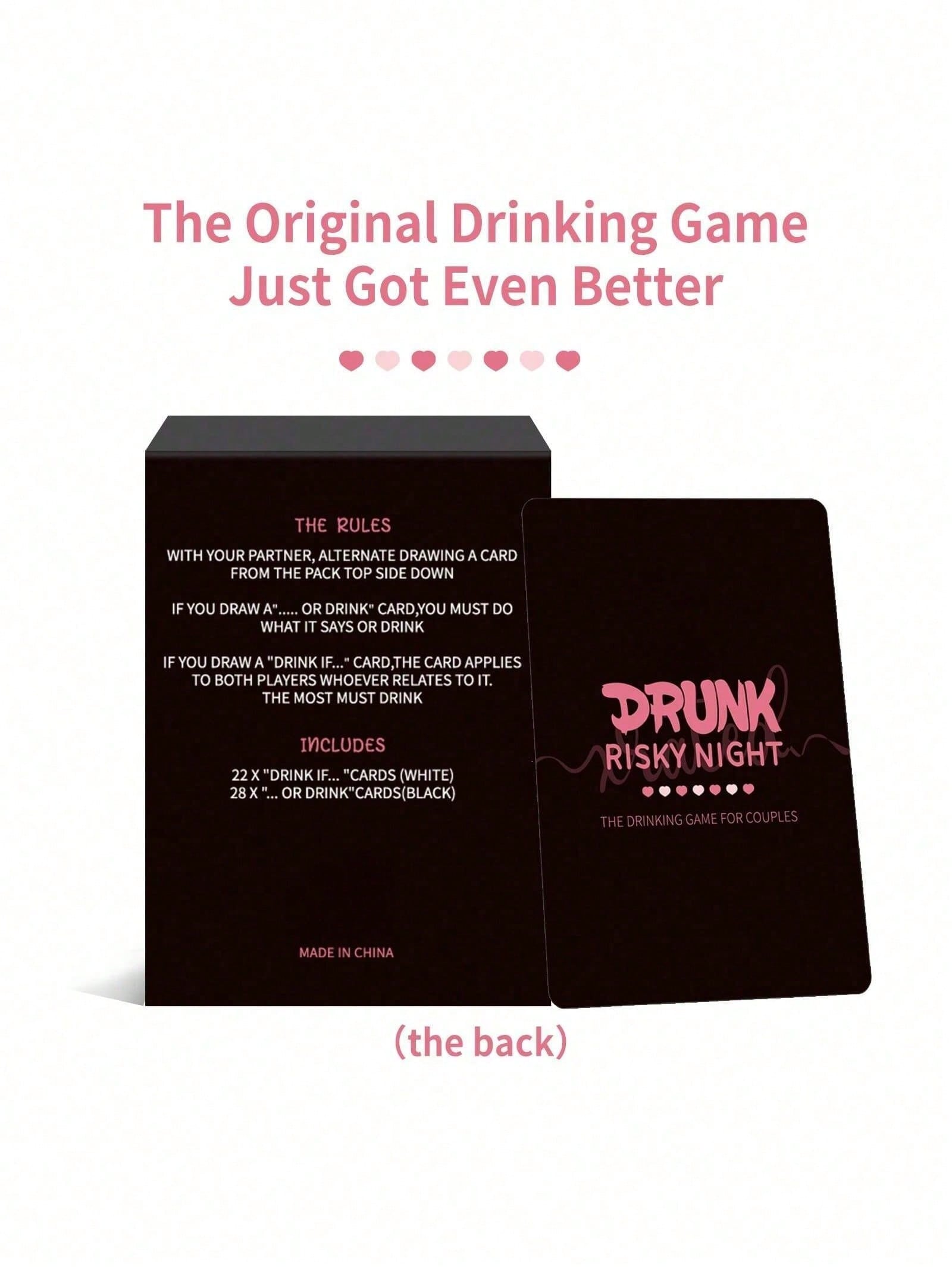 Jeu de cartes Drunk Risky Nigh - Board Game For Couple avis et prix