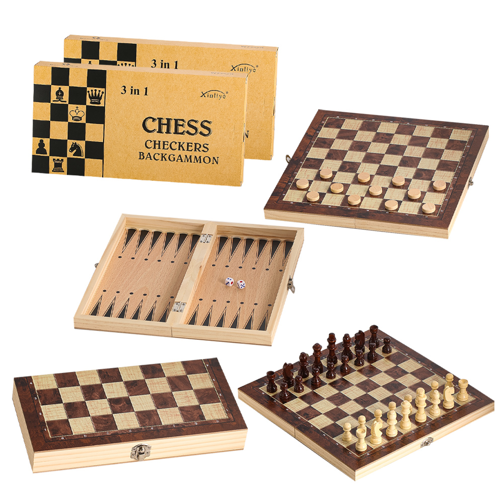 Jeu de Backgammon et d'échecs  - Chess Set Wooden avis et prix