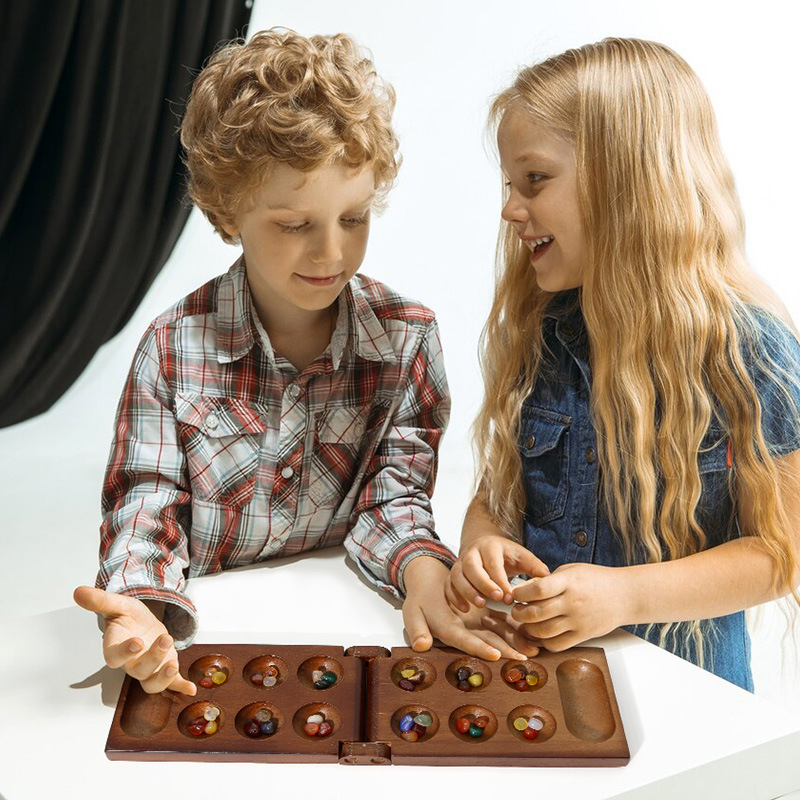 Jeu d'échecs africain Mancala  - Chess Set Wooden avis et prix