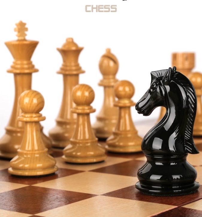Jeu d'échecs en bois 3 en 1, p - Board Game Logo avis et prix