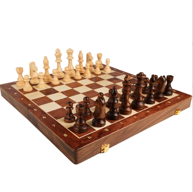Jeu d'échecs en bois 3 en 1, p - Board Game Logo avis et prix