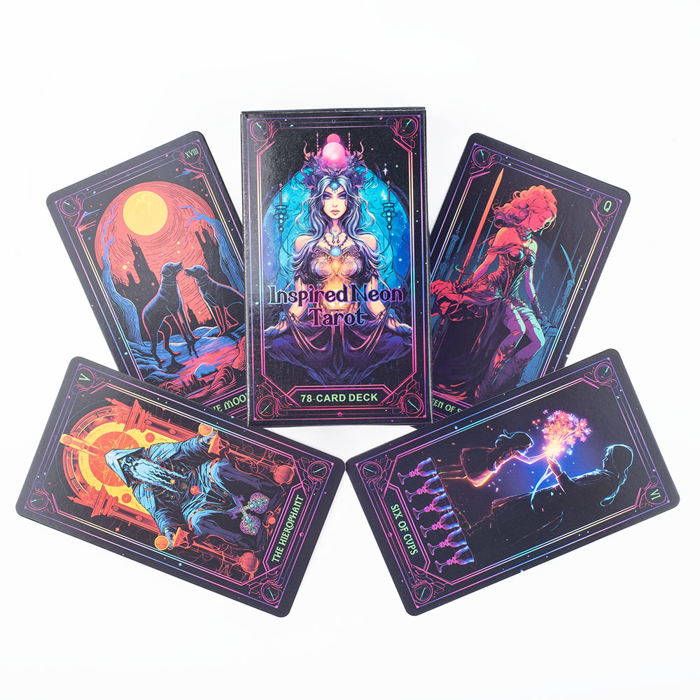 Jeu de tarot inspiré du néon,  - Board Game Quest avis et prix